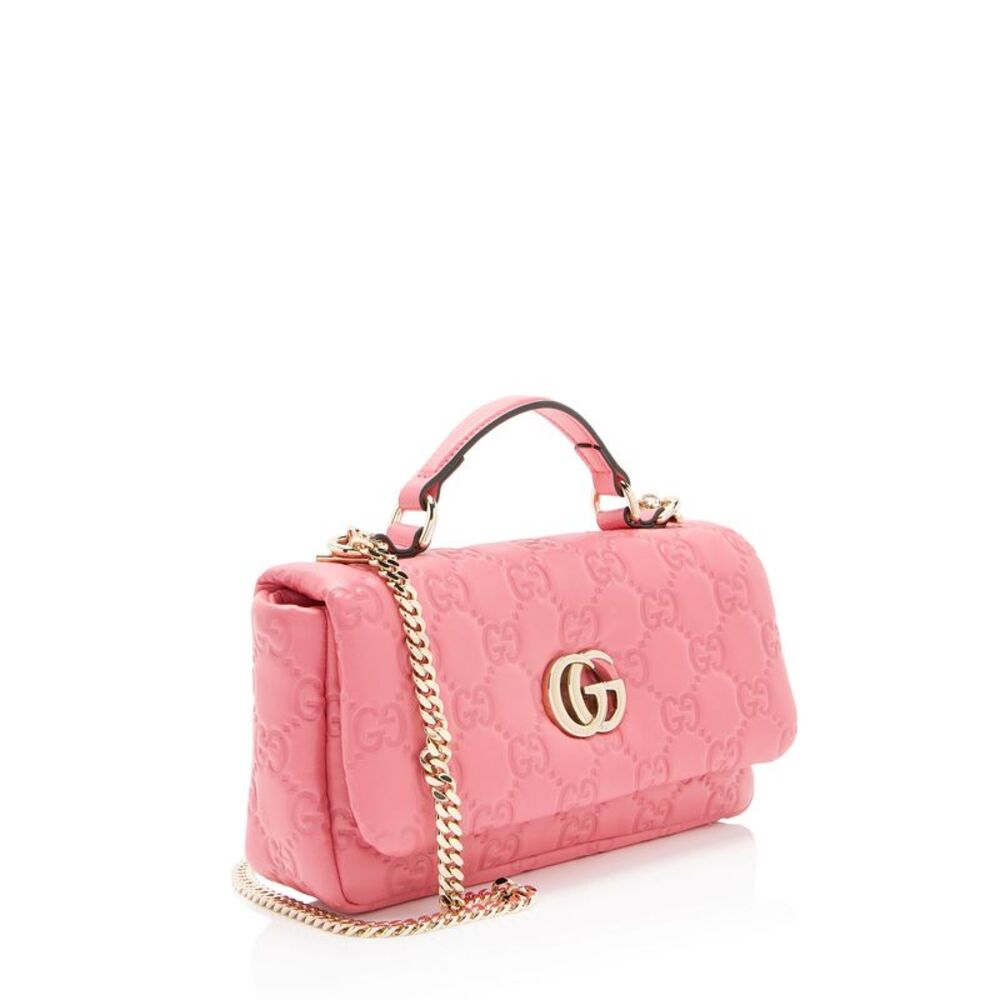 Gucci Jumbo GG Puffy Leather Milano Small Top Handle - Picture 2 of 11